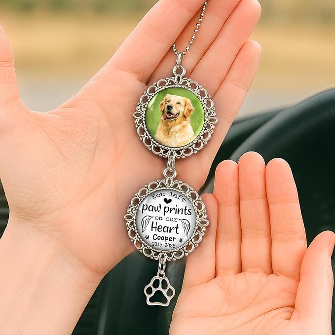 Hyturtle Personalized Pet Memorial Car Hanging Ornament - Image 6