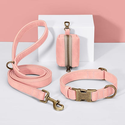 Didog Soft PU Leather Dog Collar, Stylish Quick Released Dog Collar - Image 5
