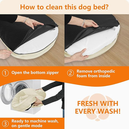 Dwanton Orthopedic Dog Bed for Large Dogs - Image 7