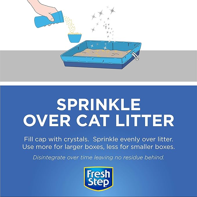 Fresh Step Cat Litter Crystals Deodorizer, Non Toxic Odor Neutralizing Crystals - Image 6