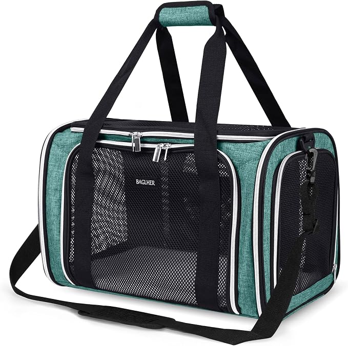 BAGLHER Pet Travel Carrier, Cat Carriers Dog Carrier by BAGLHER