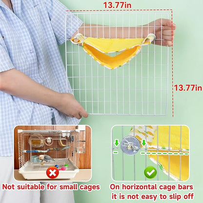 Mygeromon Bird Bed Hammock for Cage Parakeet Sleeping Hut Winter for - Image 5