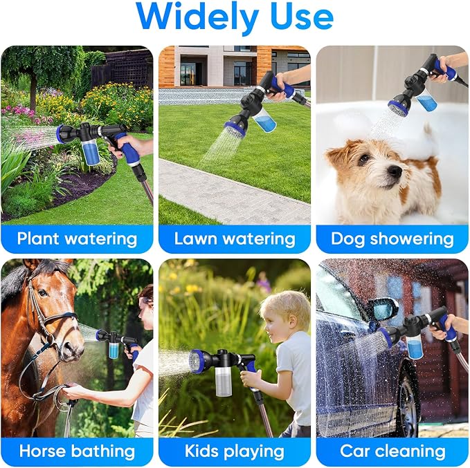 Dog Shower Attachment Water Hose Nozzle Sprayer Set - Image 8