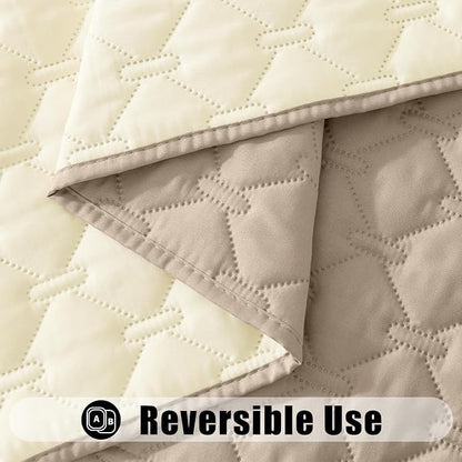 Smiry Waterproof Dog Bed Cover Blanket, Soft Reversible Pet Blanket, Washable - Image 3