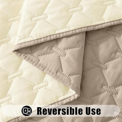 Smiry Waterproof Dog Bed Cover Blanket, Soft Reversible Pet Blanket, Washable - Image 3