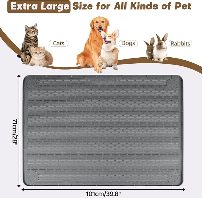 Cat Food Mat, Floor Protection - Image 2