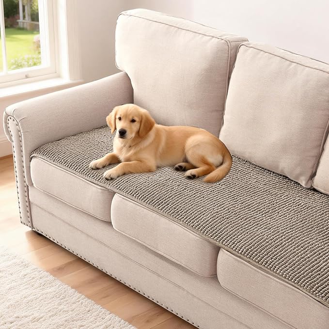H.VERSAILTEX Plush Chenille Couch Cover by HVERSAILTEX