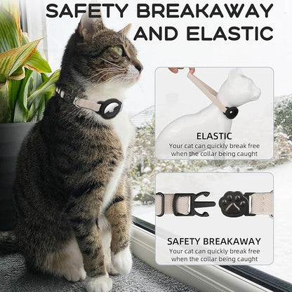 AirTag Cat Collars, Stretchy Collar - Image 4
