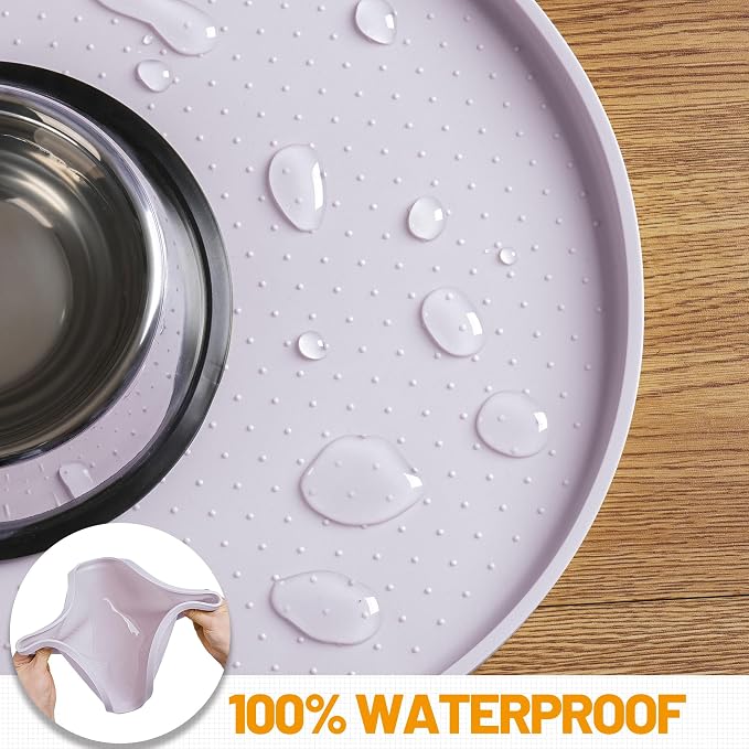 Hubulk 100% Waterproof Silicone Pet Feeding Mat - Image 4