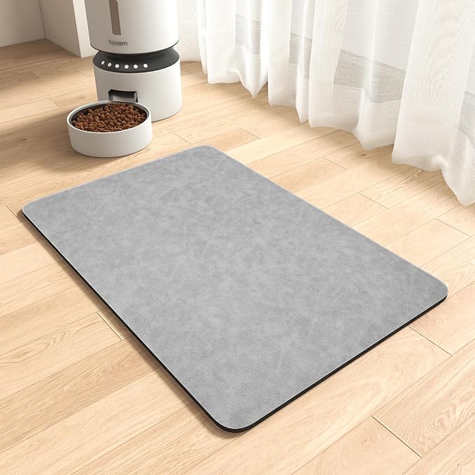 MontVoo-Absorbent Pet Feeding Mat-No Stains Pet Mat by MontVoo