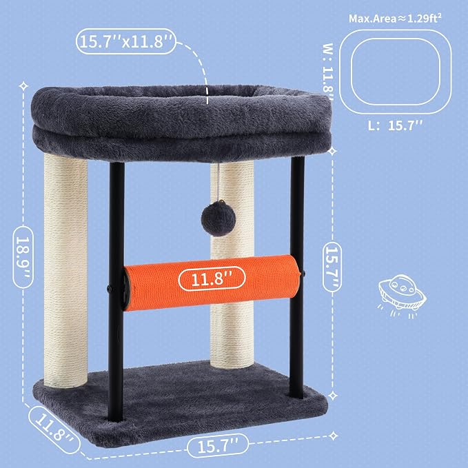 Hey-brother Cat Tree, Cat Scratching Posts - Image 3