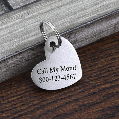 Ultra Joys Cat ID Tag Personalized Pet Tags, Durable Stainless Steel Small Pet - Image 3