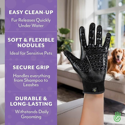 H HANDSON Pet Grooming Gloves - Image 4