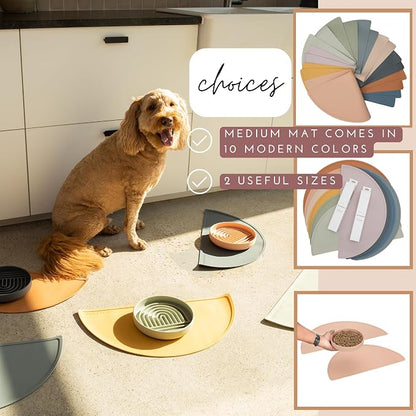 Should We Go - Waterproof Silicone Pet Food Mat - Non-Slip, Spill-Proof Feeding - Image 4
