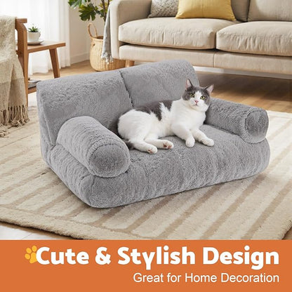 Gimars Upgrade Large Cat Bed for Indoor Cats -Added 10% More Stuff Sponge - Image 2