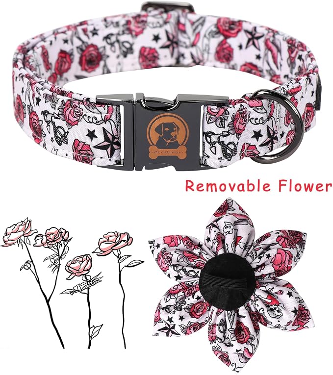 MR. CHUBBYFACE Valentine's Dog Collar - Image 2