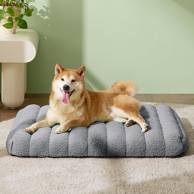 LE SURE Cute Orthopedic Dog Bed Medium Size Dog, Waterproof Chic Flat Pet Beds - Image 2