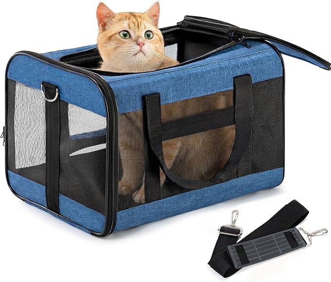 Cat Carrier Airline Approved, Soft-Sided Dog Carrier by Conlun
