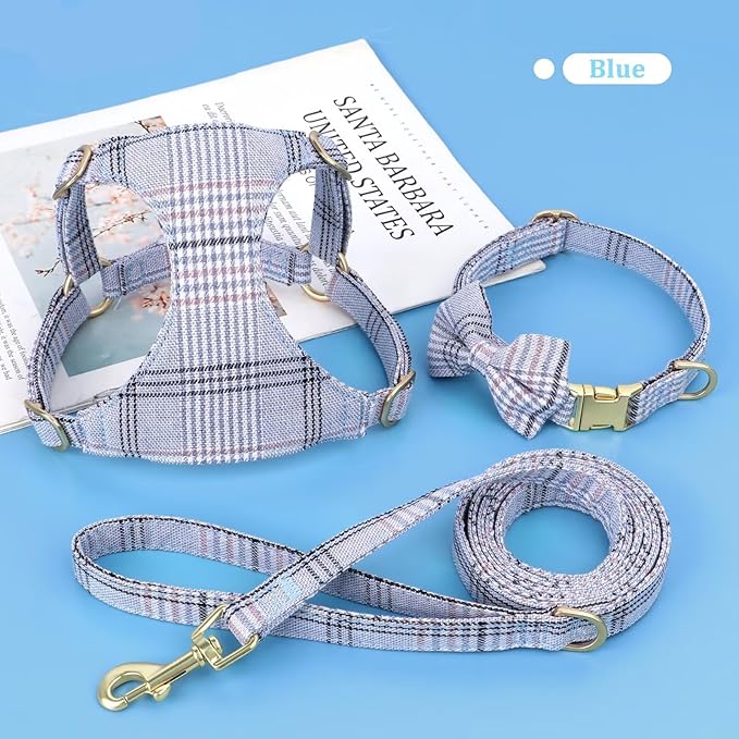 Beirui Cute Extra Small Dog Harness Collar and Leash Set - Image 2