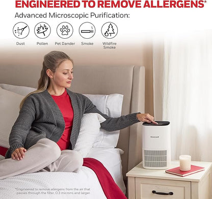 Honeywell Allergen Plus Compact HEPA Small Room Air Purifiers - Image 4