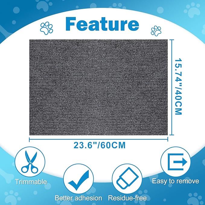 23.6x15.8 Cat Wall Scratcher Mat - Image 8