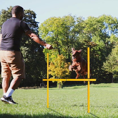 TNZMART 2.6 FT Dog Agility Obstacle Course Backyard Set Wave Poles and - Image 5