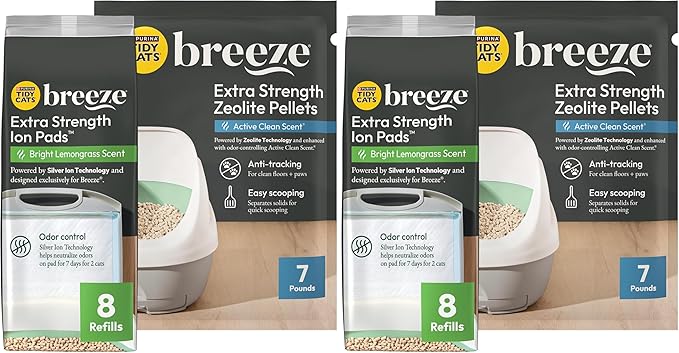 Purina Tidy Cats Breeze Cat Litter Extra Strength Refill Bundle by PurinaTidyCatsLitter