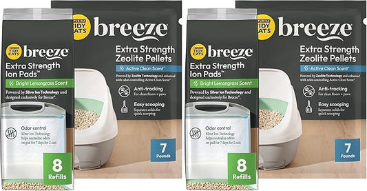 Purina Tidy Cats Breeze Cat Litter Extra Strength Refill Bundle by PurinaTidyCatsLitter