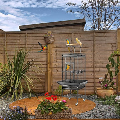 VINGLI Bird Cage with Rolling Stand - Image 8