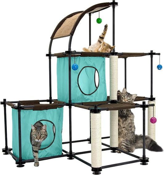 Kitty City Claw Indoor Mega Kit Cat Furniture, Corrugate Cat Scratcher by KittyCity