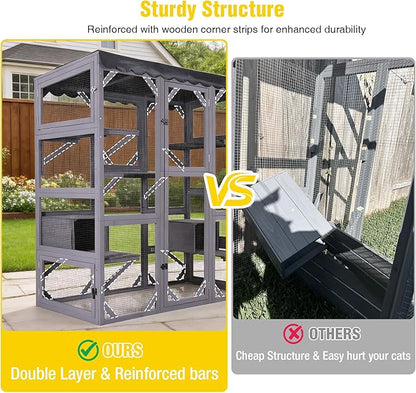 Aivituvin Catio Outdoor Cat Enclosure - Image 4