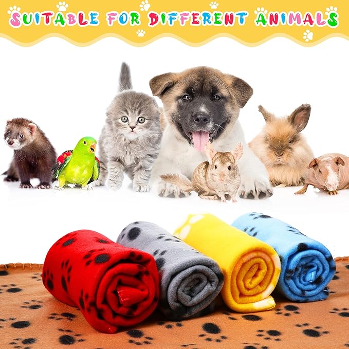 Tegeme 12 Pieces Fleece Blankets - Image 6