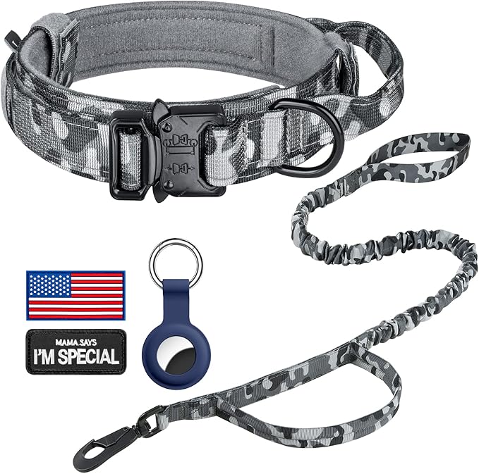 DAGANXI Tactical Dog Collar, Adjustable Military Training Nylon Dog Collar by DAGANXI