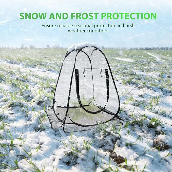 2 Pack 28 x 28 x 32 Inch Pop-up Gardening Net Cover - Image 5