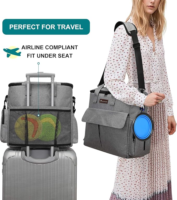 Modoker Dog Travel Bag, Weekend Pet Travel Set - Image 5