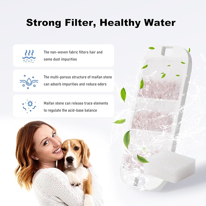 6 Pack Dog Water Fountain Filters, Filter Replacement - Image 3