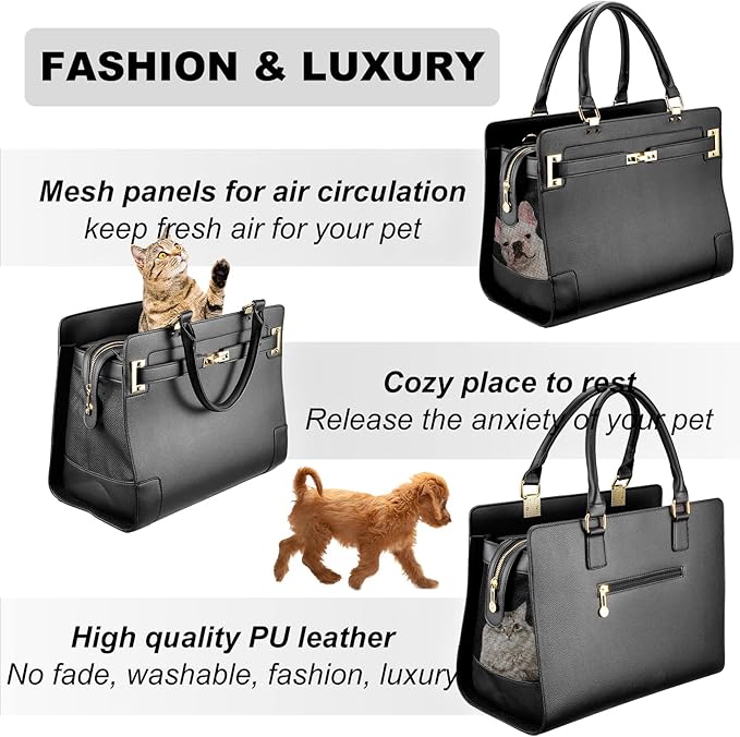 Fashion Dog Purse Carrier for Small Dogs - Image 5