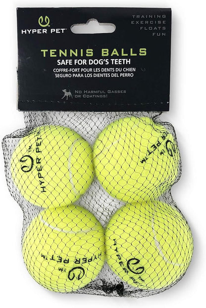 Hyper Pet Tennis Balls for Dogs, Pet Safe Dog Toys for Exercise and Training by HyperPet