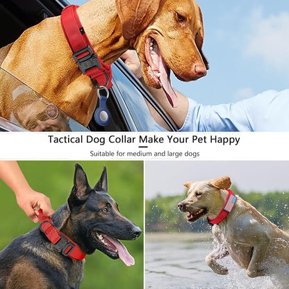 DAGANXI Tactical Dog Collar, Adjustable Military Training Nylon Dog Collar - Image 5