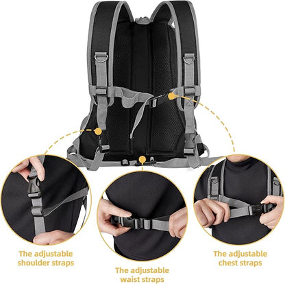 WOYYHO Pet Dog Carrier Backpack Small Dog Front Backpack Ventilated Dog Carrier - Image 3