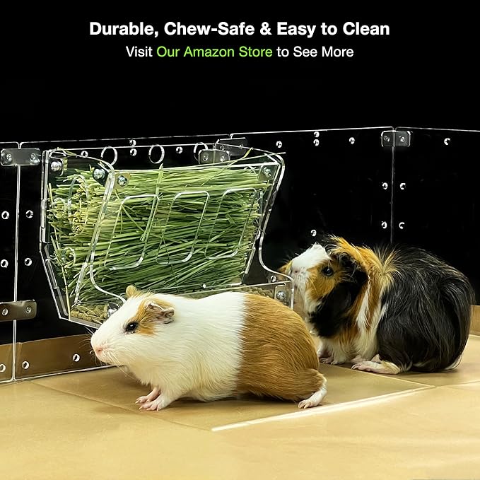 GuineaLoft™ 2-in-1 Hay & Food Feeder - Image 2