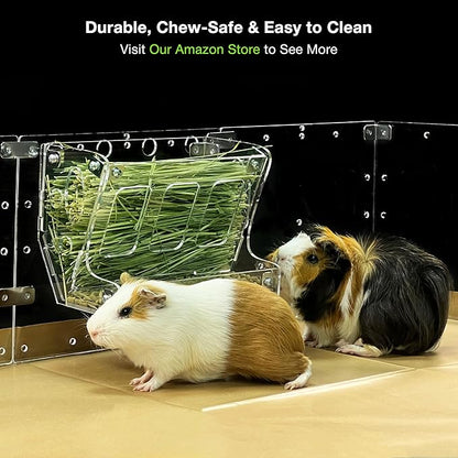 GuineaLoft™ 2-in-1 Hay & Food Feeder - Image 2