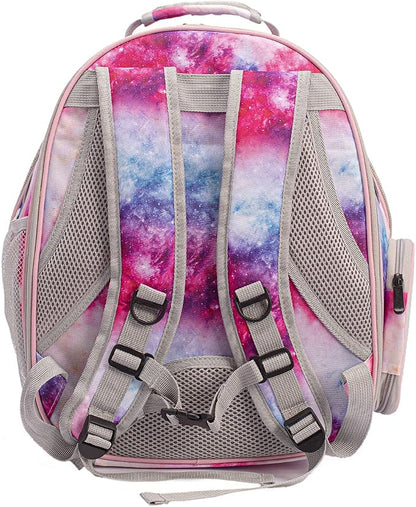 Galaxy Pink Dual Expandable Cat Backpack Carrier, Fit up to 20 lbs, Expandable - Image 4