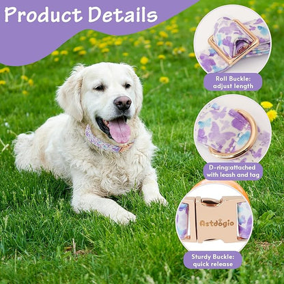 Elegant Butterfly Dog Collar, Adjustable Comfortable - Image 3