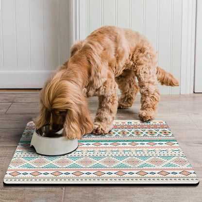 Pet Feeding Mat for Floors Waterproof Dog Mat for Food and Water Absorbent - Image 7