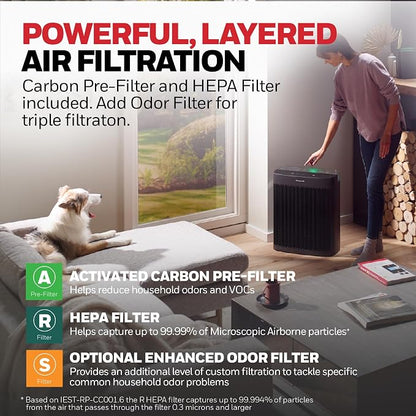 Honeywell HEPA Air Purifier for Home, 2423 Ft² Rooms in 1 hour, Air Quality - Image 8