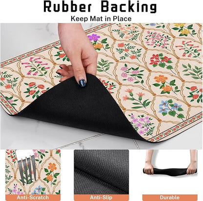 Absorbent Pet Dog Bowl Mat for Food and Water, Pet Cat Food Feeding Mat - Image 4
