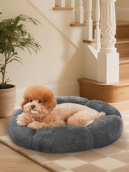 OhGeni 24 inches Calming Donut Dog & Cat Bed by OhGeni