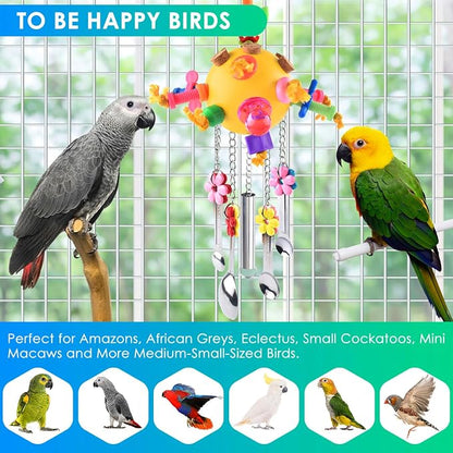 KATUMO Bird Toys Pull Spoons Colorful Acrylic Stick Toys Parrot Chew Toy - Image 7