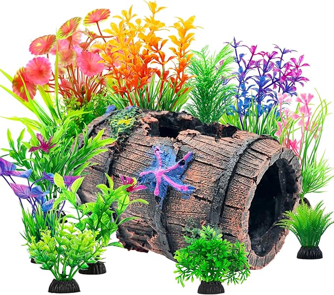 CousDUoBe Fish Broken Barrel Decor Fish Tank Decorations Betta Fish Tank by CousDUoBeAquariumfishtankdecoration